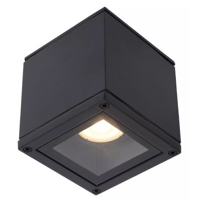 Crni stropni reflektor moderni, Aven, IP65
