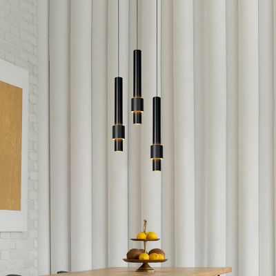 Crna visilica moderna, Margary, 4 W, LED 2700 K