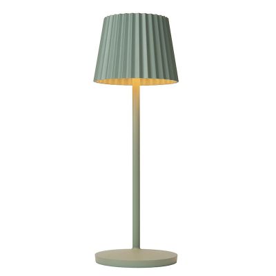 Zelena vanjska stolna lampa rustikalna, Justine, 2 W, LED 2700 K, IP54, s dodirnim prigušivačem