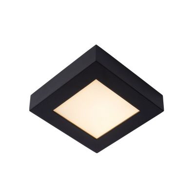 Crna plafonjera moderna, Brice, 15 W, LED 3000 K, IP44
