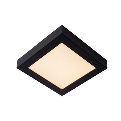 Crna plafonjera moderna, Brice, 22 W, LED 3000 K, IP44