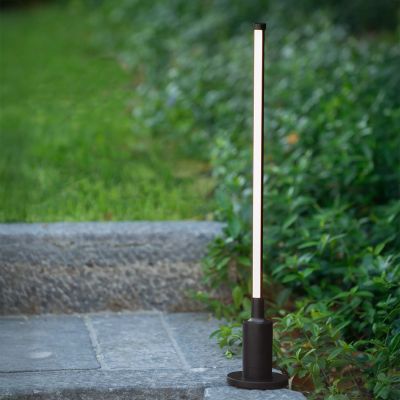 Crna lampa s šiljkom moderna, Lornex, 6 W, LED 3000 K, IP54