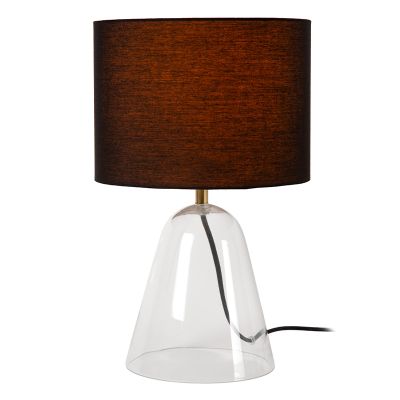 Crna stolna lampa moderna, Campana, s prekidačem