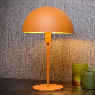 Žuta stolna lampa moderna, Siemon, s prekidačem