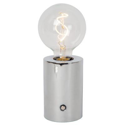 Krom punjiva stolna lampa moderna, Vivo, s dodirnim prigušivačem