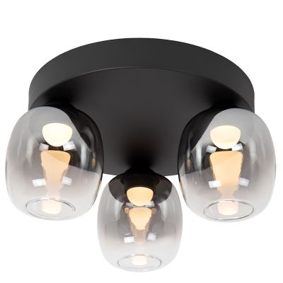 Siva plafonjera moderna, Tamino, 5,6 W, LED 3000 K