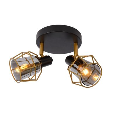 Crni stropni reflektor vintage, Nila