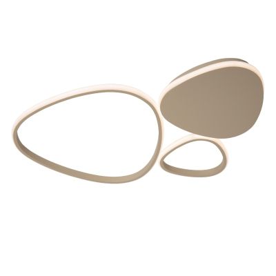 Taupe plafonjera moderna, Samling, 30 W, LED white switch