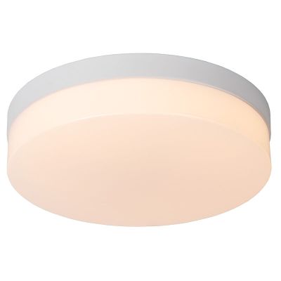 Bijela stropna svjetiljka za kupaonicu plastična, Biskit, 18 W, LED 2700 K, IP44