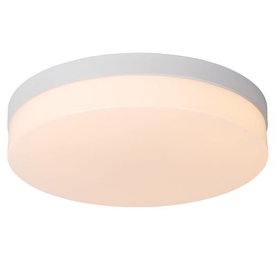 Bijela stropna svjetiljka za kupaonicu plastična, Biskit, 24 W, LED 2700 K, IP44