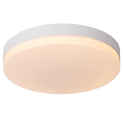Bijela stropna svjetiljka za kupaonicu plastična, Biskit, 36 W, LED 2700 K, IP44