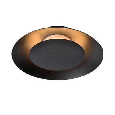 Crna plafonjera moderna, Foskal, 6 W, LED 2700 K