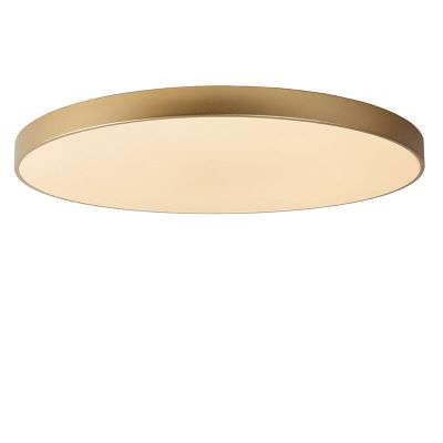 Zlata plafonjera moderna, Unar, 80 W, LED 2700 K, s 3-stupanjskim prigušivanjem