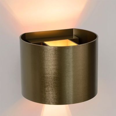 Smeđa dvosmjerna zidna lampa moderna, Xio