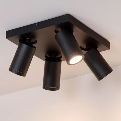 Crni stropni reflektor moderni, Taylor, IP44