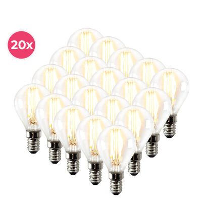 Pakiranje od 20 komada Sorna E14 LED žarulja s mogućnošću prigušivanja, 2700k, 3,5w