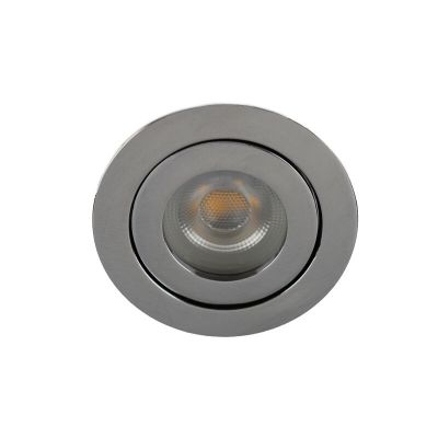 Aluminijska ugradbena lampa za kupaonicu krom, Dorx, IP44