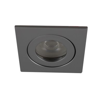 Aluminijska ugradbena lampa za kupaonicu srebrna, Dorx, IP44