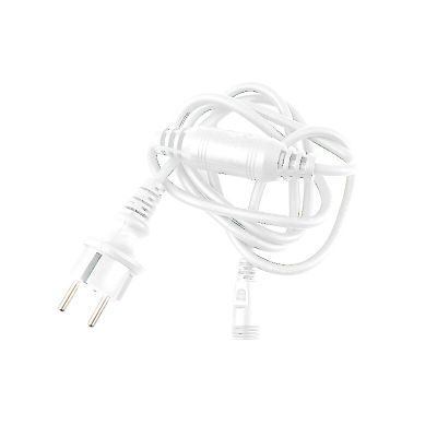 Bijeli priključni kabel, 5 ampera, maksimalno 600 W