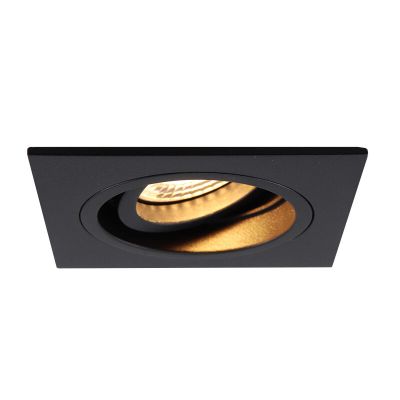 Moderna ugradbena lampa crna, Bredal