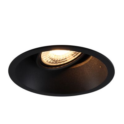 Aluminijska ugradbena lampa crna, Tyron