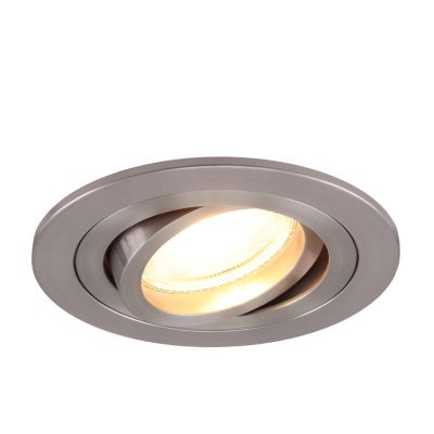 Aluminijska ugradbena lampa krom, Scott