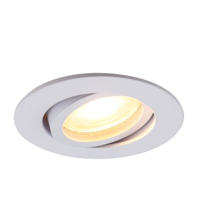 Aluminijska ugradbena lampa bijela, Onno