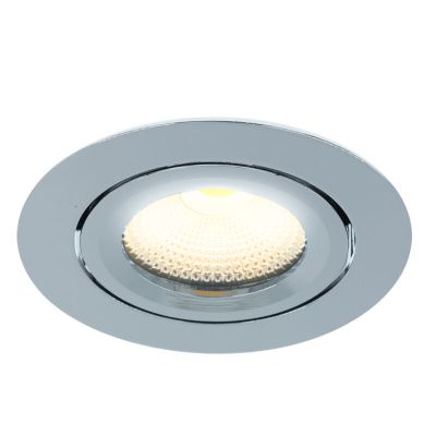 Krom ugradbena lampa aluminijska, Wimke, 5 W, LED 2700 K, IP44