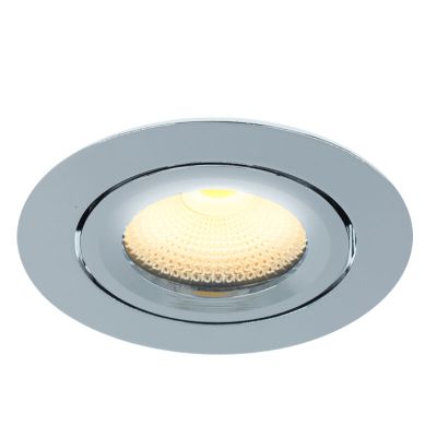 Krom ugradbena lampa aluminijska, Wimke, 5 W, LED 3000 K, IP44