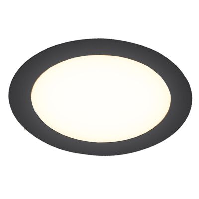 Crni downlight aluminijski, Umbriel, 12 W, LED 4000 K, IP44