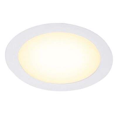 Bijeli downlight aluminijski, Umbriel, 24 W, LED 3000 K, IP44