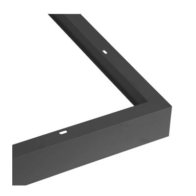 Crni okvir za površinsku montažu na klik 30x120