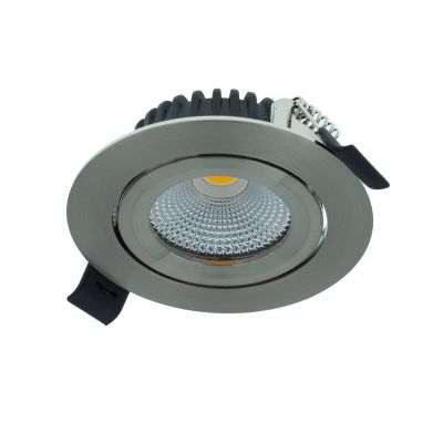 Srebrni downlight aluminijski, Wimke, 5 W, LED dim to warm, IP44