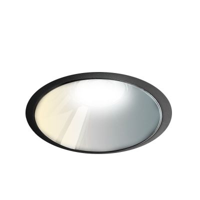 Crni downlight aluminijski, Maud, 16 W, LED white switch, IP22