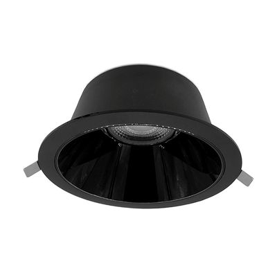 Crni downlight aluminijski, Maud, 16 W, LED white switch, IP22