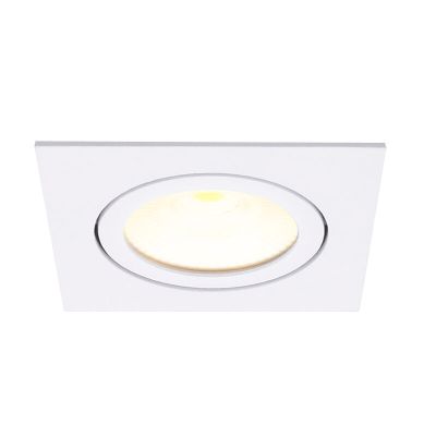 Aluminijska ugradbena lampa bijela, Laom, 6 W, LED 2700 K, IP22