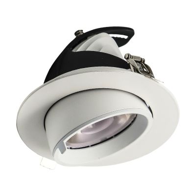 Bijeli downlight aluminijski, Anjuli, 15 W, LED white switch