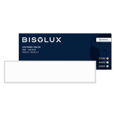 LED panel 30x120 - 40W - 2700K/4000K/6500K - UGR<22 - s pozadinskim osvjetljenjem