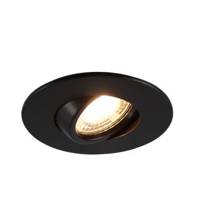Moderna ugradbena lampa za kupaonicu crna, Jill, IP65