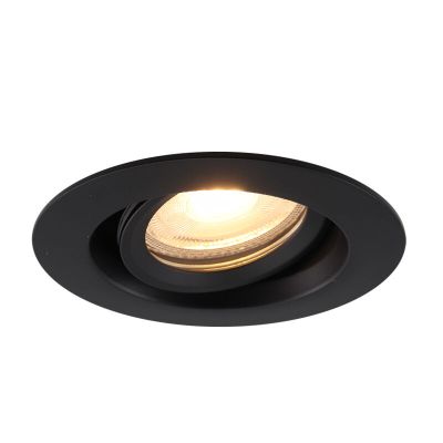 Aluminijska ugradbena lampa za kupaonicu crna, Jorin, IP65