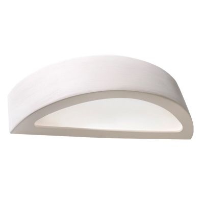 Staklena dvosmjerna zidna lampa bijela, Fadila