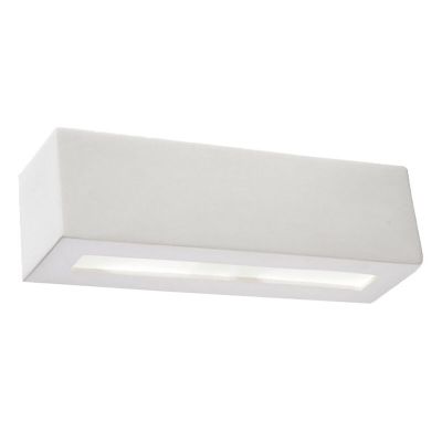 Staklena dvosmjerna zidna lampa bijela, Emmaly