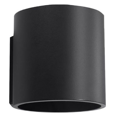 Aluminijska dvosmjerna zidna lampa crna, Amely