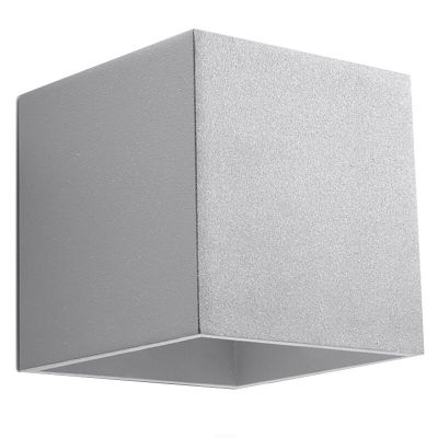 Aluminijska dvosmjerna zidna lampa siva, Andro
