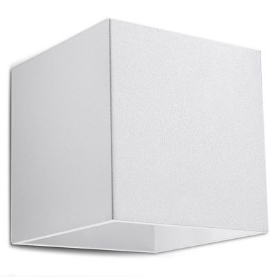 Aluminijska dvosmjerna zidna lampa bijela, Andro