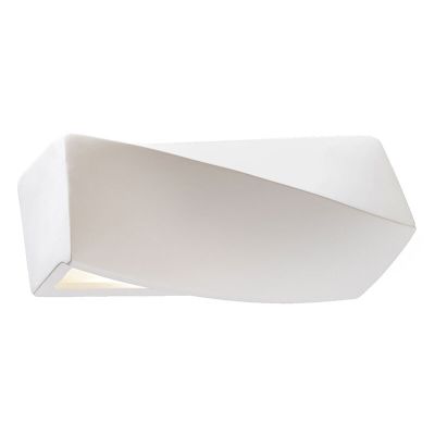 Staklena dvosmjerna zidna lampa bijela, Annick