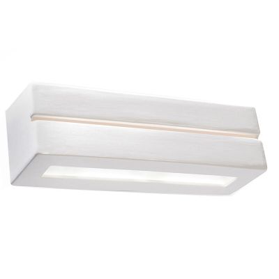 Staklena dvosmjerna zidna lampa bijela, Emmaly