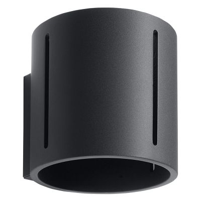 Aluminijska dvosmjerna zidna lampa crna, Jamey