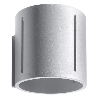 Aluminijska dvosmjerna zidna lampa siva, Jamey