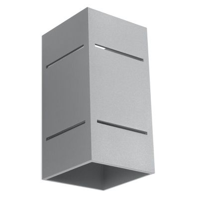 Aluminijska dvosmjerna zidna lampa siva, Janien